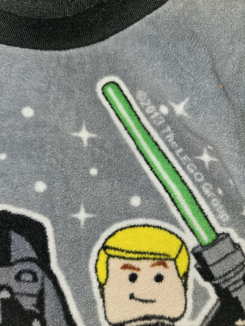 LEGO Star Wars Kids Grey & Black Lightsaber Tee Size 4